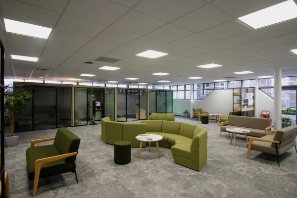 The new wellbeing hub and wellbeing pods for appointments with our Wellbeing Advisors.